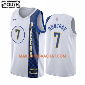Maillot NBA Indiana Pacers Malcolm Brogdon 7 Nike 2019-20 City Edition Swingman - Enfant
